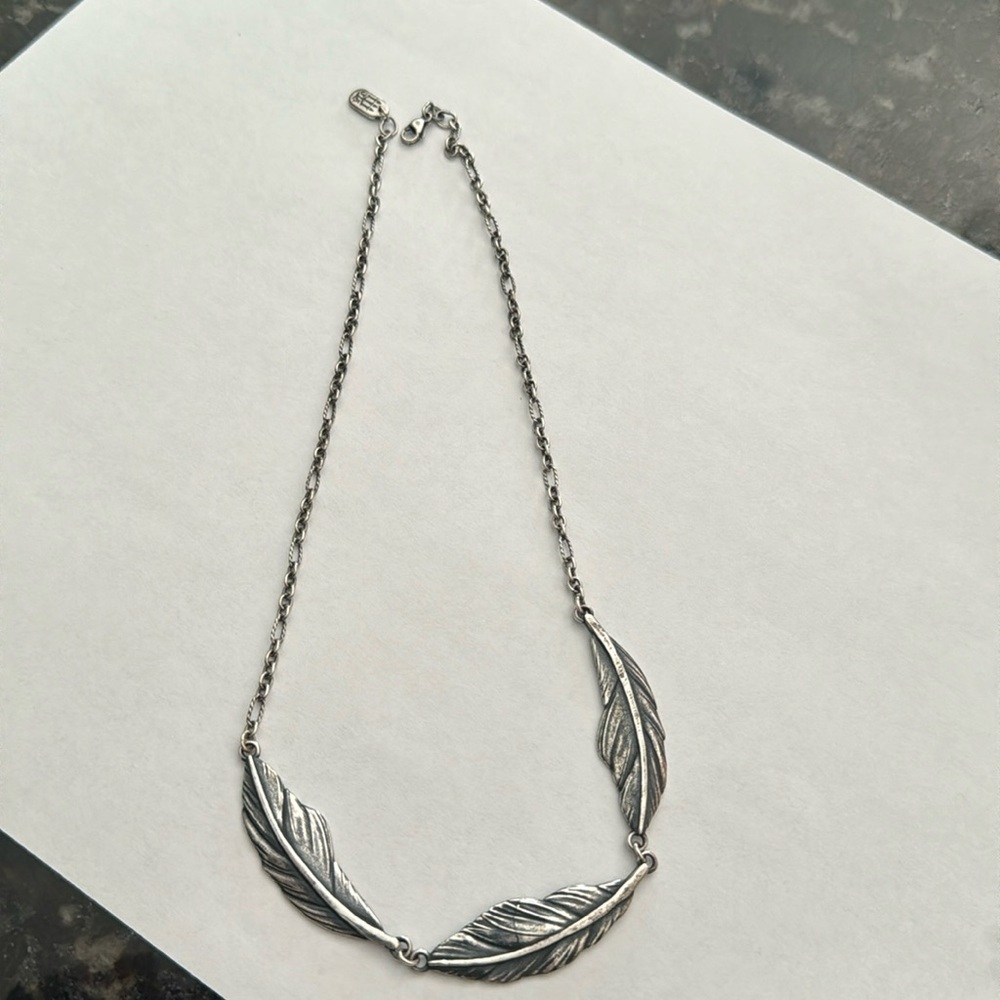 James Avery feather necklace